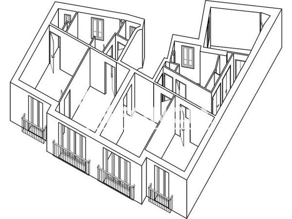Location Appartement 4 pièces 84.14 m² - 58 RUE BOUSSINGAULT Paris 75013
