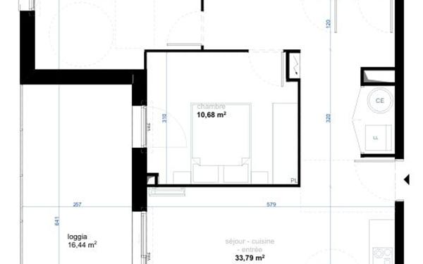 Appartement à vendre    3 pièces • 66,52 m2 Narbonne