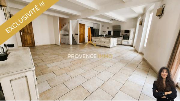 Oraison (04700) EXCLUSIVITE ORAISON !!! DUPLEX de 170 m2 avec grand garage de 75 m2 et local à louer