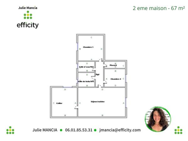 Maison 9 pièces - 173 m² Exclusivité efficity