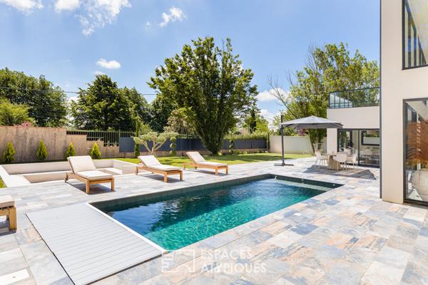Maison contemporaine avec piscine à Saint-Lys
