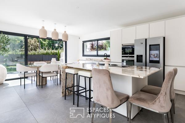 Maison contemporaine avec piscine à Saint-Lys