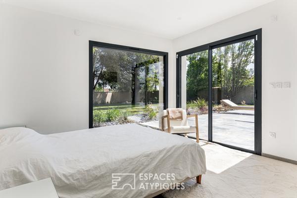 Maison contemporaine avec piscine à Saint-Lys