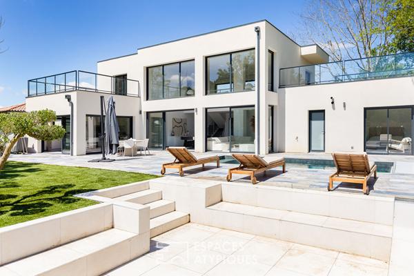 Maison contemporaine avec piscine à Saint-Lys