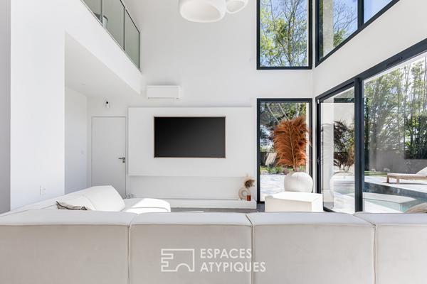 Maison contemporaine avec piscine à Saint-Lys