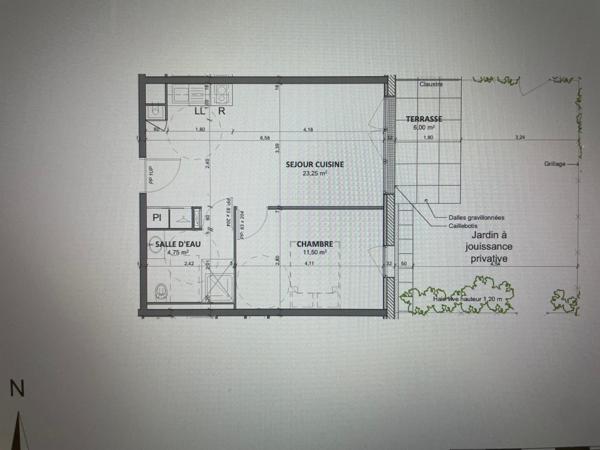 T2  39 M² AVEC JARDINET