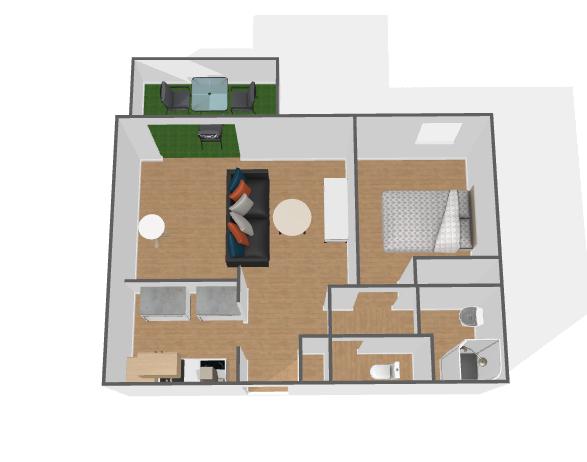 Appartement 2 pièces - 39 m²