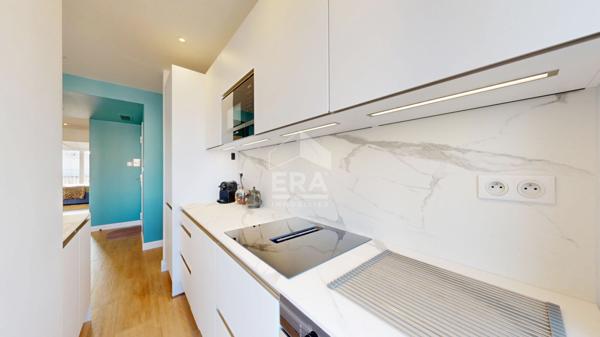 NICE - RUE DE FRANCE : MAGNIFIQUE F3 AVEC GRANDE TERRASSE DE 17 M² À CIEL OUVERT VUE DÉGAGÉE VILLE ET MER