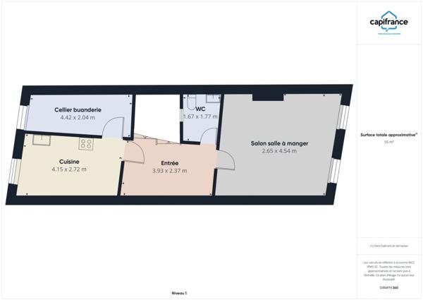 Appartement à vendre 3 pièces de 106 m² VILLEFRANCHE DE LAURAGAIS (31)