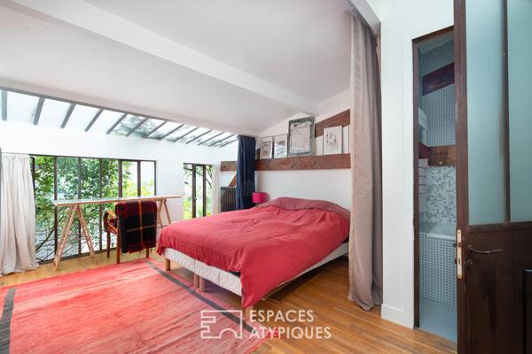 Loft sur cour dans un ancien atelier