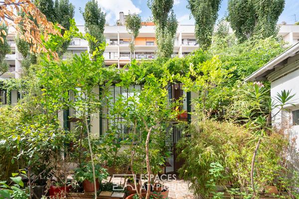 Loft sur cour dans un ancien atelier