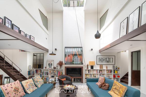 Loft sur cour dans un ancien atelier