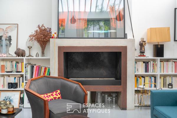 Loft sur cour dans un ancien atelier