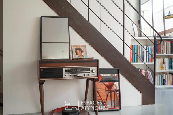 Loft sur cour dans un ancien atelier