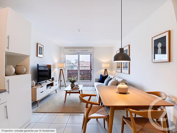Appartement F3 à vendre  3 pièces - 58,77 m 2   LE BOUSCAT  - 33