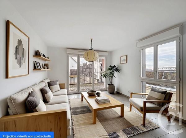 Appartement F3 à vendre  3 pièces - 58,77 m 2   LE BOUSCAT  - 33