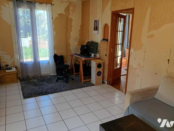 COUËRON - plain-pied de 75,10m², 3 CH, double garage de 44,14m², terrain de 814m²