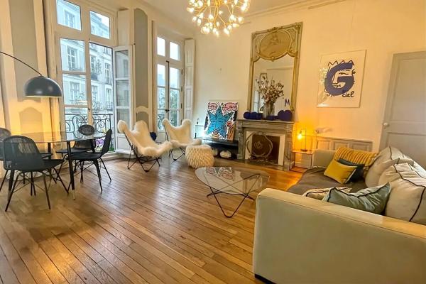 Appartement quartier historique de Nantes - 88 m²