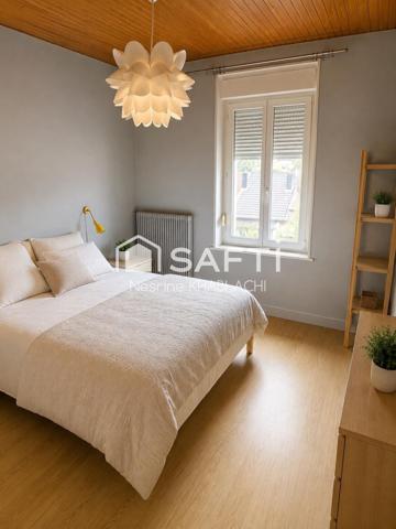 Maison mitoyenne 70m2 2 ch. avec terrasse et jardin