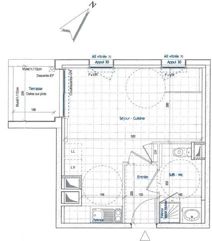 Studio Meublé 29m2 - La Chapelle Sur Erdre - Coutancière