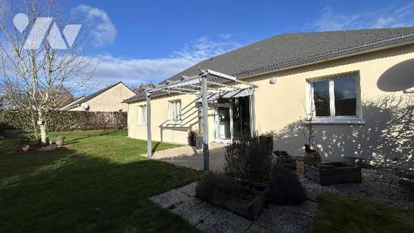 Pavillon plain pied, 3 chambres, garage, terrain