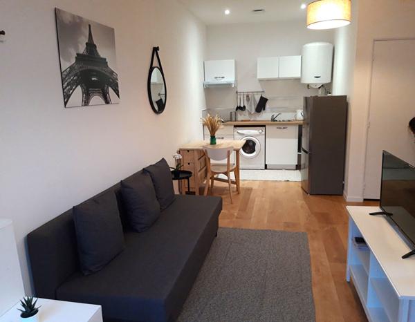 A LOUER STUDIO MEUBLE  A SAINT QUENTIN 02100.