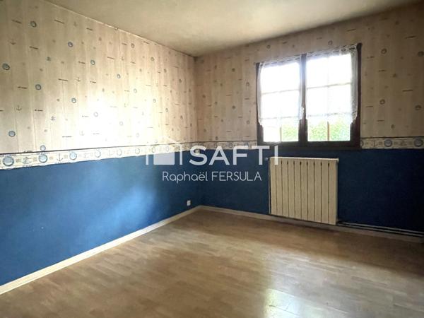 Pavillon T4 de plain-pied sous-sol complet