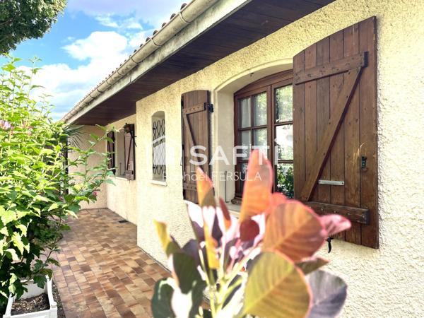 Pavillon T4 de plain-pied sous-sol complet