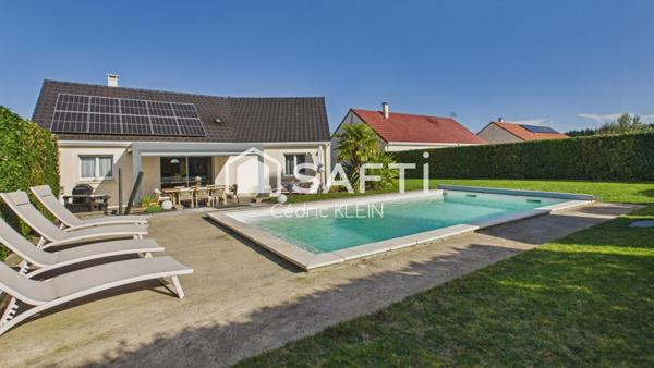 Pavillon plain-pied moderne avec piscine