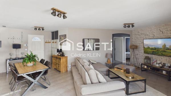 Pavillon plain-pied moderne avec piscine