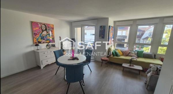 Superbe T2 lumineux avec balcon plein Sud