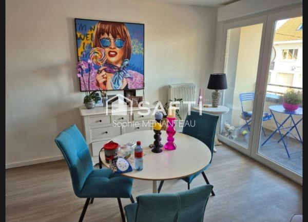 Superbe T2 lumineux avec balcon plein Sud