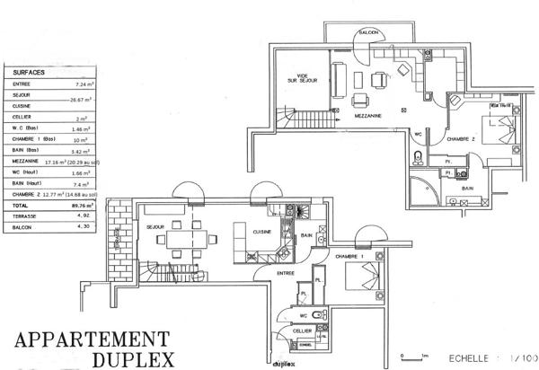 Appartement à vendre 4 pièces 90 m² Tarnos