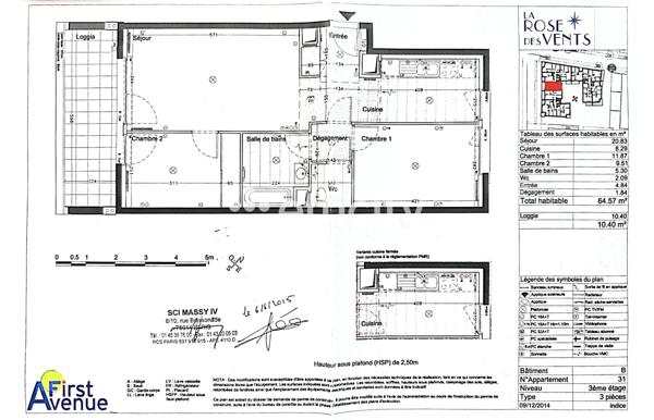Appartement
         3 pièces
        - 65 m² Exclusivité 339 900 € *