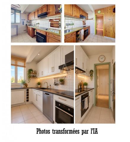 Appartement 3 pièces à rénover – dernier étage, terrasse et vue dégagée