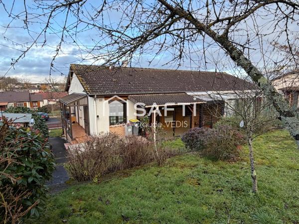 Maison sur sous sol, garage