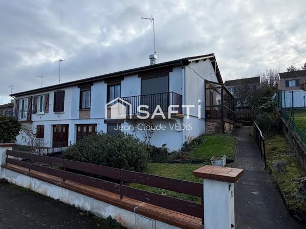 Maison sur sous sol, garage