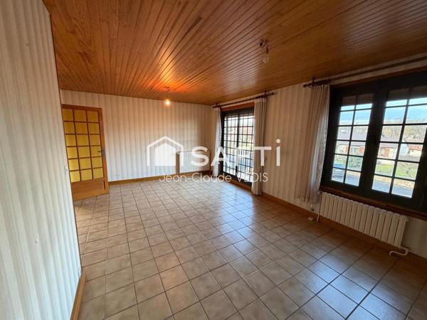 Maison sur sous sol, garage