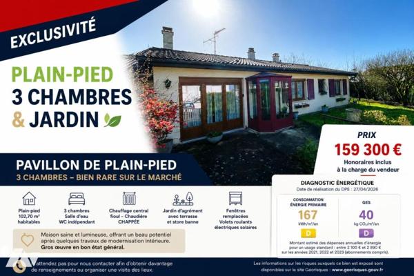 PAVILLON DE PLAIN-PIED HABITABLE