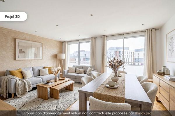 Appartement à vendre |                                       Lyon 08 |                                        4 pièces  |  97 m²