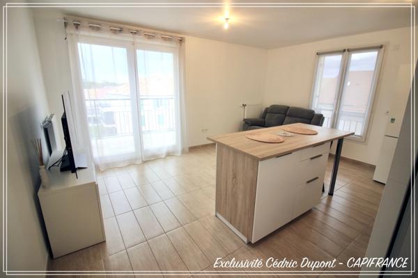Appartement à vendre 2 pièces 46m2 - VAUJOURS (93) - Dernier étage - Balcon - Parking - Cave
