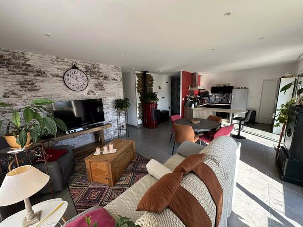 Maison de plain‑pied moderne de 2016 classé A,  2 chambres et 1 bureau