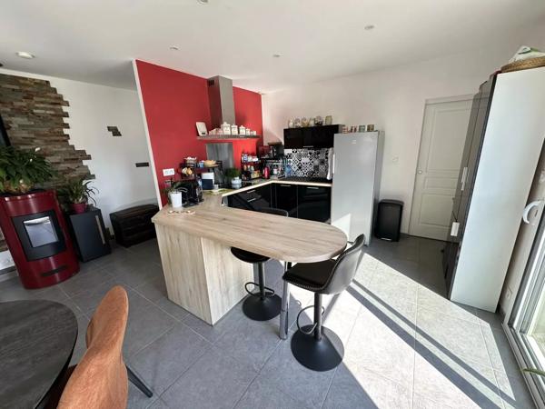 Maison de plain‑pied moderne de 2016 classé A,  2 chambres et 1 bureau