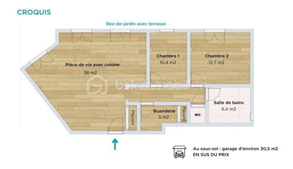 Appartement de 79 m²