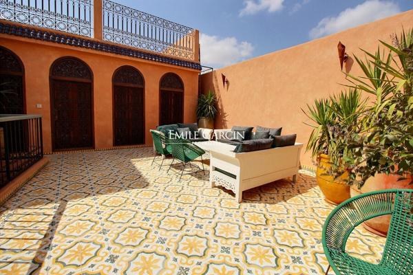 À vendre Riad de charme dans le quartier Barroudine à Marrakech