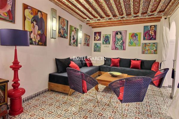 À vendre Riad de charme dans le quartier Barroudine à Marrakech