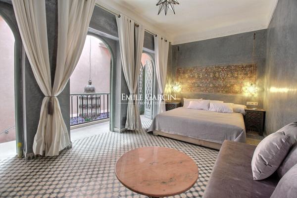 À vendre Riad de charme dans le quartier Barroudine à Marrakech