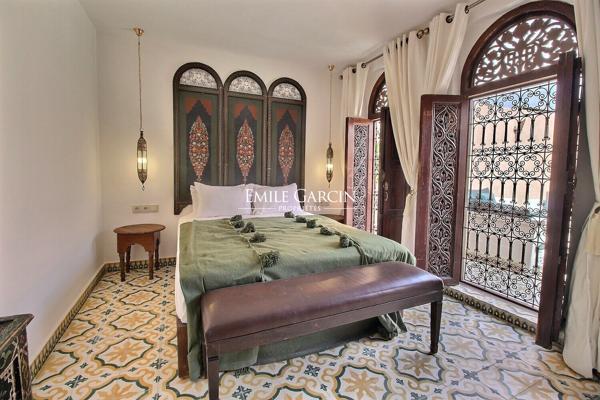 À vendre Riad de charme dans le quartier Barroudine à Marrakech