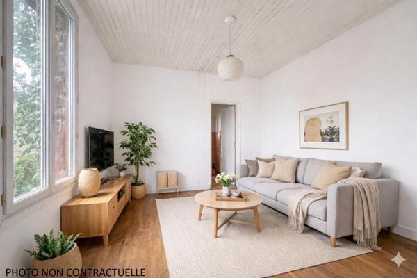MAISON T2 - 36M² - VIVABLE DE PLAIN-PIED - 1 CHAMBRES - AVEC TRAVAUX - AIRBNB - JARDIN - 60160 THIVERNY