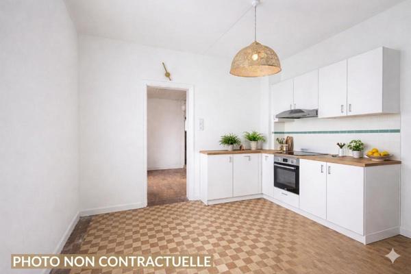 MAISON T2 - 36M² - VIVABLE DE PLAIN-PIED - 1 CHAMBRES - AVEC TRAVAUX - AIRBNB - JARDIN - 60160 THIVERNY